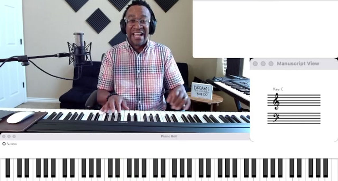 Playing  in C Using Layered Chords
